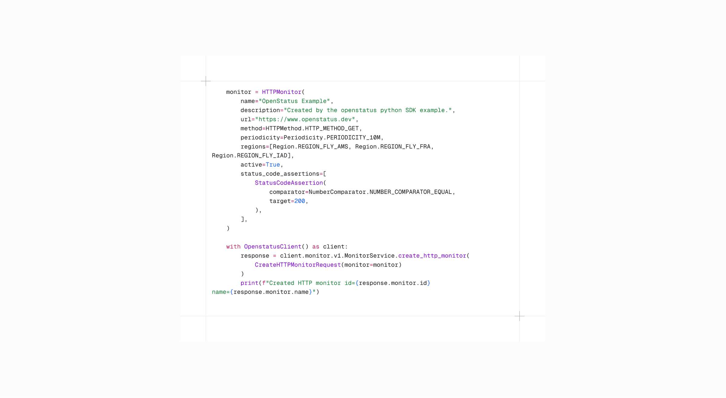 openstatus Python SDK